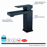 Cubic - Single Handle Basin Mixer