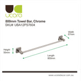 Maxim - Single Towel Rail 80cm