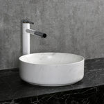Modus - Vessel Basin 360mm, Matte Calacatta Marble