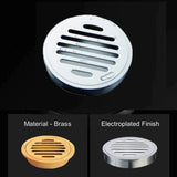 Floor Grate 80mm Round